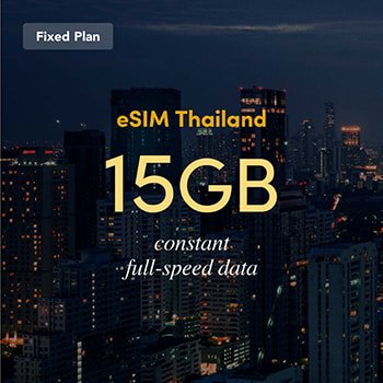 eSIM Thailand Fixed Plan 15GB